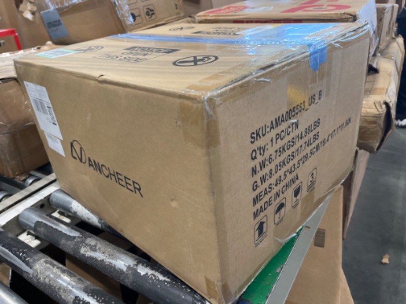 Photo 1 of ANCHEER Under Desk Elliptical, Electric Ellipse Leg Exerciser While Sitting for Seniors Adults, Quiet Portable Motorized Seated Foot Pedal Exerciser with Remote Control for Home Office Use Black