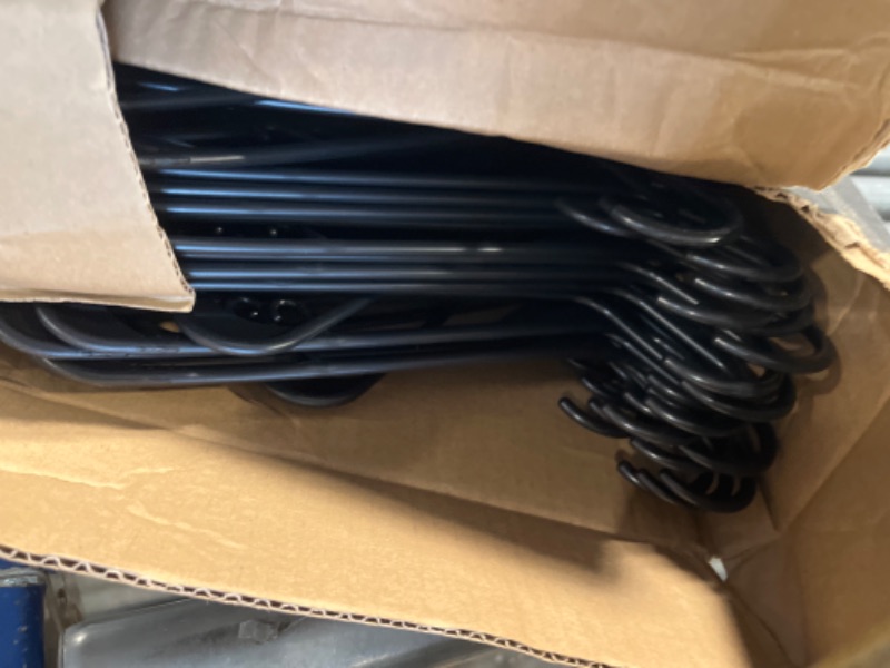 Photo 2 of 
Plastic clothes hangers black 16.5 inches 60 pack