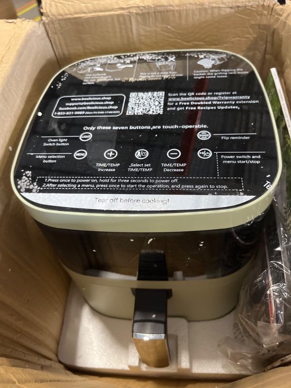 Photo 2 of  Air Fryer, Beelicious® 8-in-...ick, Fit for 2-4 People, Gree