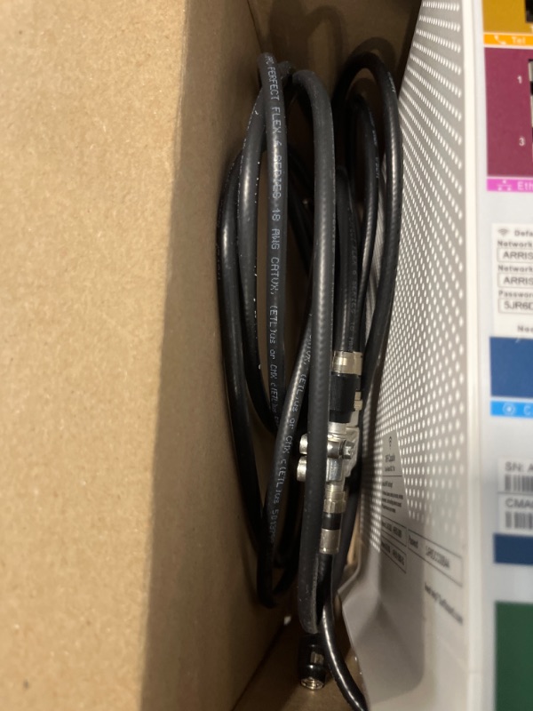 Photo 1 of ARRIS Surfboard (24x8) DOCSIS 3.0 Cable Modem Plus AC1750 Dual Band Wi-Fi Router and Xfinity Telephone, 1 Gbps Max Speed, Certified for Comcast Xfinity Only (SVG2482AC) (Renewed) Max Download Speed: 1 Gbps 24X8 Cable Modem / Telephone / AC1750 Router