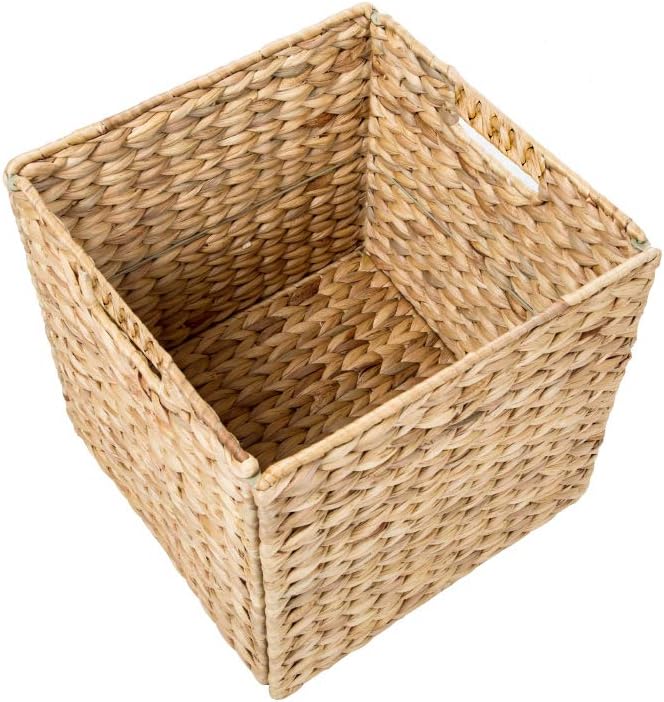 Photo 1 of ***BOTTOM MISSING***
Trademark Innovations Foldable Hyacinth Storage Baskets with Iron Wire Frame (Set of 2)
