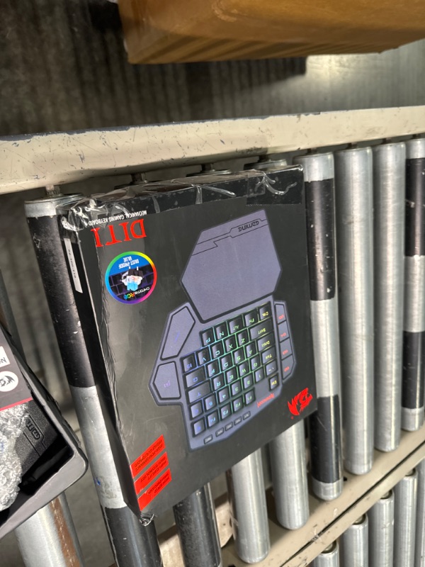 Photo 2 of Redragon K585 DITI One-Handed RGB Mechanical Gaming Keyboard, 42 Keys Type-C Professional Gaming Keypad w/Upgraded Hot-Swappable Socket, 7 Onboard Macro Keys & Detachable Wrist Rest
