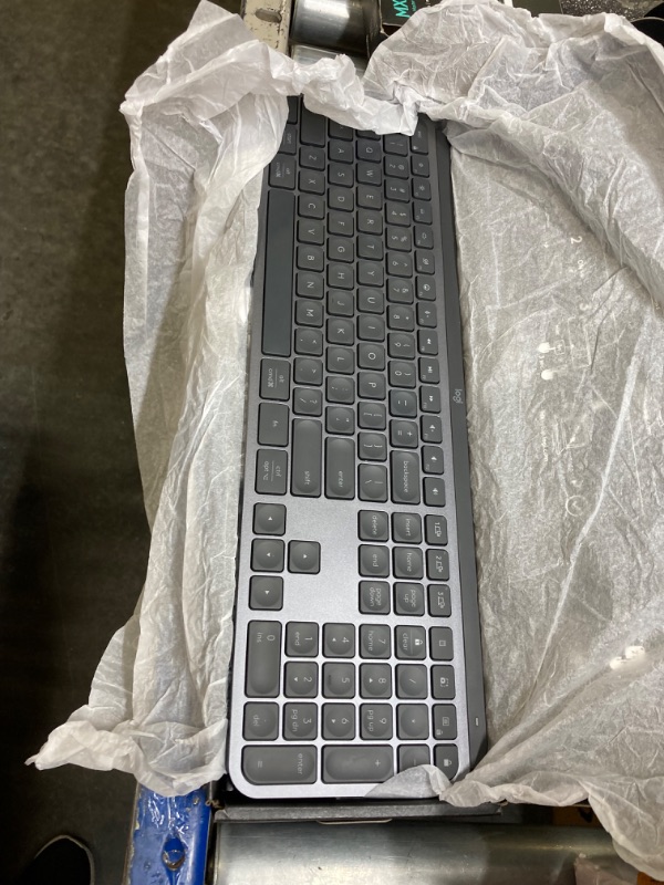 Photo 1 of Logitech MX Keys S Wireless Keyboard, Low Profile, Quiet Typing, Backlighting, Bluetooth, USB C Rechargeable for Windows PC, Linux, Chrome, Mac - Graphite - With Free Adobe Creative Cloud Subscription MX Keys S (NEW) Graphite