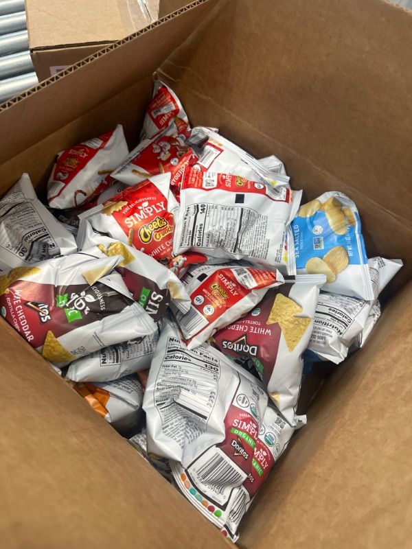 Photo 1 of *view picture for expiration date**Simply Brand Variety Pack, Doritos, Cheetos, Lay's