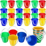 Photo 1 of  48 Pcs Sand Pails a...ellow Red Green Blue