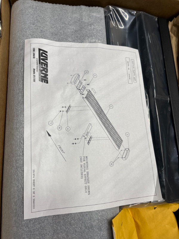 Photo 3 of ****USED**MISSING MOUNT BRACKETS**** partial set**FOR PARTS ONLY** SOLD AS IS ALL SALES ARE FINAL*** LUVERNE 415036-401720 Grip Step Black Aluminum 36-Inch Cargo Van Running Boards, Select Ford Transit-150, 250, 350