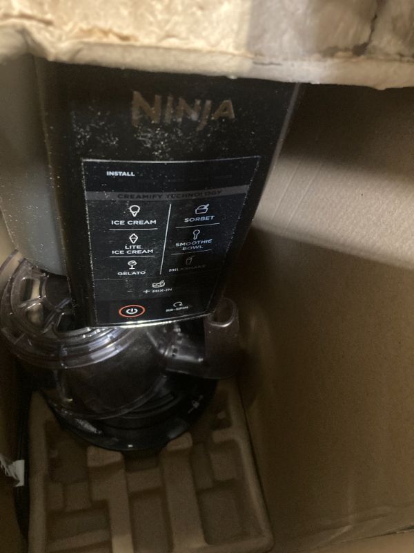 Photo 4 of ****USED*** Ninja CREAMi, Ice Cream Maker, 7 One-Touch Programs - NC301