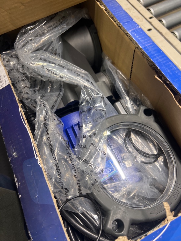 Photo 3 of ***USED*** AQUASTRONG 2 HP In/Above Ground Pool Pump with Timer, 115V, 8917GPH,High Flow, Powerful Self Primming Swimming Pool Pumps with Filter Basket
