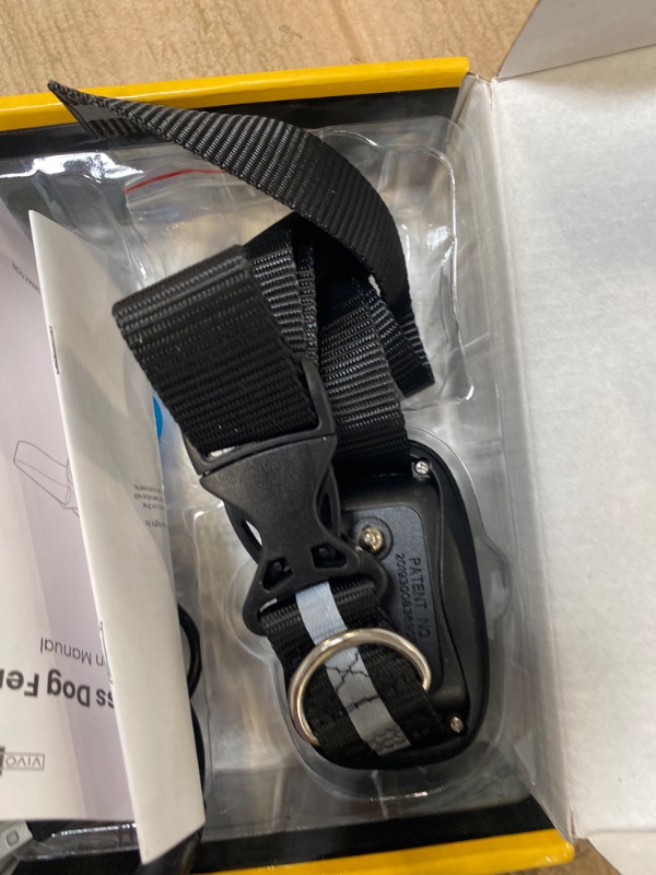 Photo 2 of **** MISSING CHARGER***VIVOHOME GPS Wireless Dog Fence, Electric Dog Collar with Tone, Vibrate, and Shock Mode Signal Radius up to 1094 Yards, Waterproof and Rechargeable Pet Containment System for Medium and Large Dogs