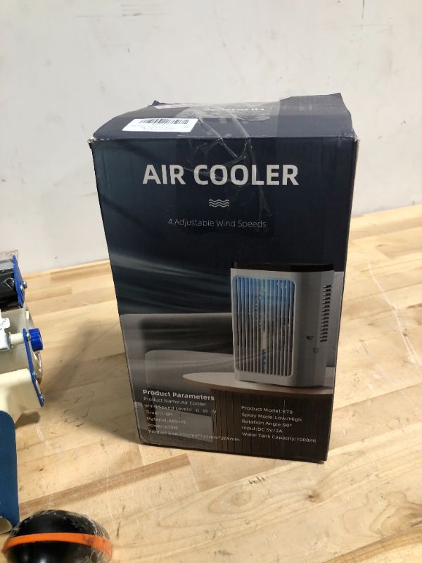 Photo 5 of ****USED***PARTS ONLY***SOLD AS IS NO RETURNS**ALL SALES ARE FINAL*** Portable Air Conditioners, 4 Speeds Evaporative Air Cooler, 2 Spray Modes, 7 Color Night Light and 1-8H Timer, Oscillating Air Conditioner Portable with Touch Screen, USB Portable AC fo