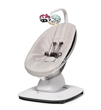 Photo 1 of 4moms MamaRoo Multi-Motion Baby Swing, Bluetooth Enabled with 5 Unique Motions, Grey