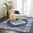 Photo 1 of Allstar Rugs Distressed Grey and Light Grey Rectangular Accent Area Rug with Nav ITEM SIMILAR