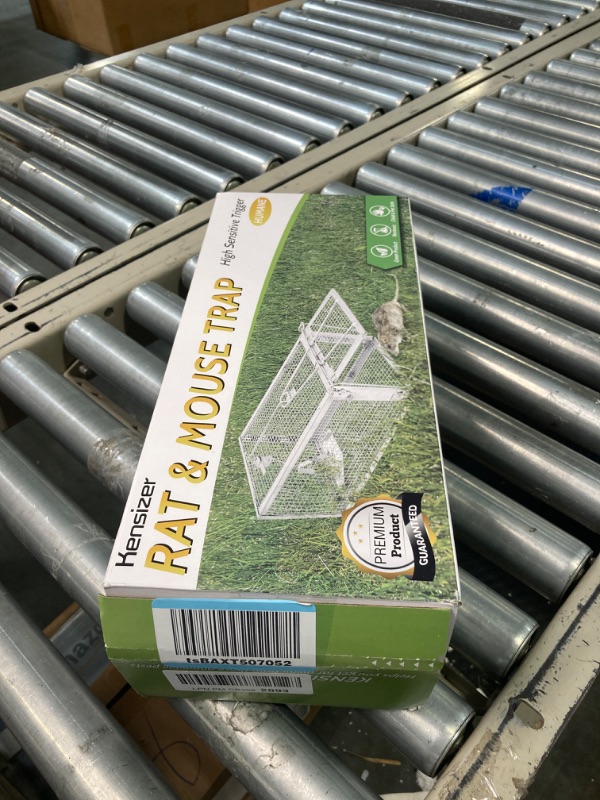 Photo 2 of " NEW FACTORY SEALED"
Kensizer Humane Rat Trap, Chipmunk Rodent Trap That Work for Indoor and Outdoor Small Animal - Mouse Voles Hamsters Live Cage Catch and Release 1-Pack