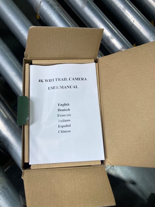 Photo 1 of WiFi Trail Camera, 4k 60MP Game Camera with Night Vision Ip66 Waterproof 130°Wide Angle 0.1s Trigger Speed,Suitable for Outdoor Wildlife Detection, Monitoring Home Security Green