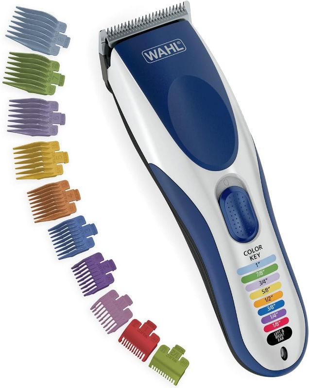 Photo 1 of ***DAMAGED***
Wahl Color Pro Cordless Rechargeable Hair Clipper & Trimmer – Easy Color-Coded Guide Combs - for Men, Women, & Children – Model 9649P
