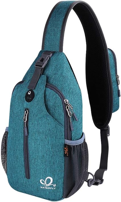 Photo 1 of 
WATERFLY Crossbody Sling Backpack Sling Bag Travel Hiking Chest Bag Daypack