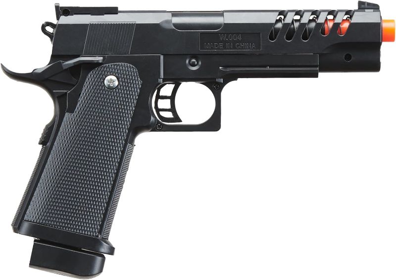 Photo 1 of **READ NOTES BEFORE PURCHASING ITEM** 
P24 Spring Powered 1911 Airsoft Pistol Lightweight (Black) 