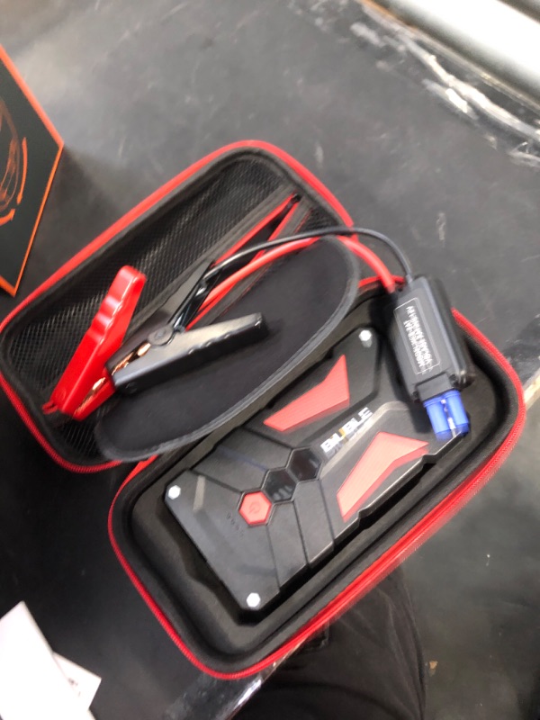 Photo 3 of *** FOR PARTS ONLY ** NO RETUNRS***
BIUBLE Car Battery Starter, 5000A Peak 12V Car Auto Jump Starter Power Pack with USB Quick Charge 3.0 (Up to 10L Gas or 8.0L Diesel Engine)