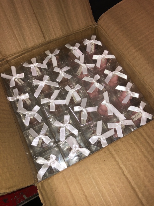 Photo 1 of 50 Pcs Bear Baby Shower Candle Favors Bear Baby Shower Favors for Guest Bear Party Favors Baby Shower Candles Bulk for Gifts Favors Bear Party Favors Decorations (Light Brown, Dark Brown, Pink)