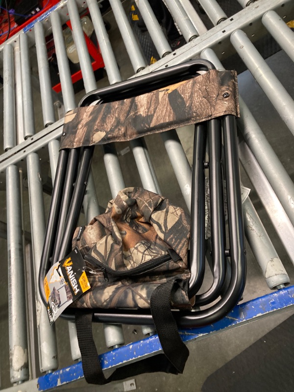 Photo 4 of Allen Company Camo Folding Hunting Stool with Storage Pouch- Next G2 Camo - 12L x 14.5W x 17H inches