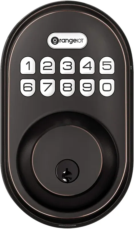 Photo 1 of Veise Keyless Entry Door Lock, Electronic Keypad Deadbolt Lock, Auto Lock, 1 Touch Locking & 20 User Codes, Anti-Peeking Password, Easy Installation Design - Matte Black
