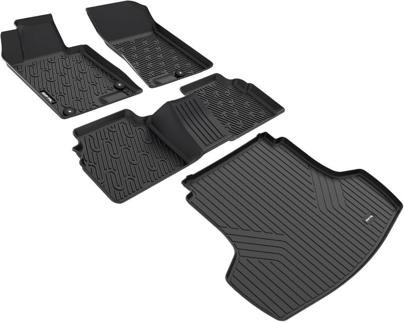 Photo 1 of AIPOIL® Floor Mats & Cargo Liner Set for 2018-2024 Chevy Equinox & GMC Terrain All Weather Protection TPE Anti-Slip Automotive Full Set Custom Chevrolet Equinox Car Mats Accessories - Black
