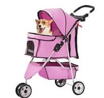 Photo 1 of ***USED** Stroller Dog Jogger Stroller  Travel Folding Carrier Waterproof Stroller with Cup Holder & Removable Liner ** not exact photo ** 