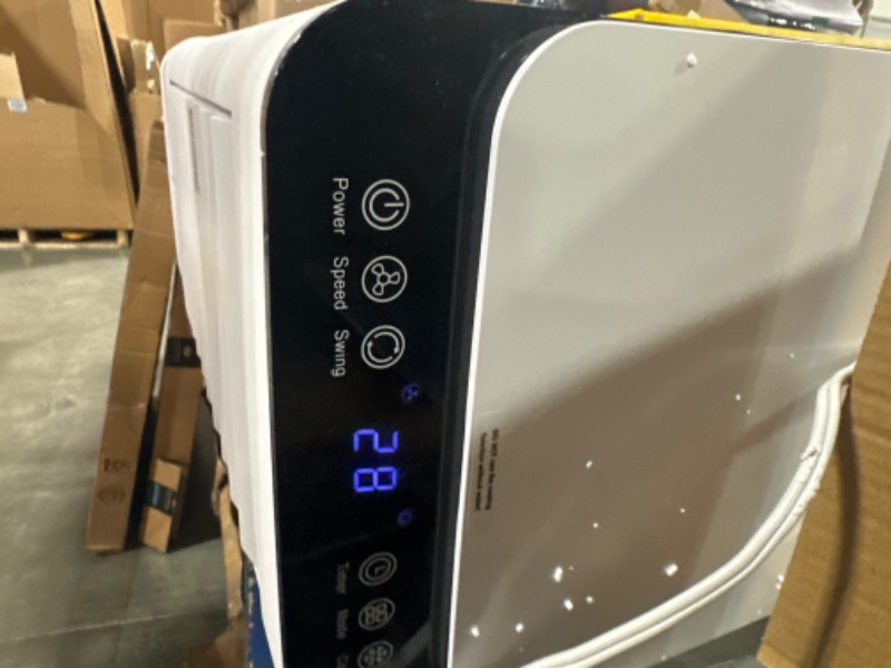 Photo 5 of ****USED***Portable Air Conditioners, 3-IN-1 Evaporative Air Cooler with Remote, 3 Modes 3 Speeds &12H Timer, 1.16Gal Portable AC, 5 Ice Packs & 4 Wheels, 45° Oscillation, Quiet Swamp Cooler for Room Home Office