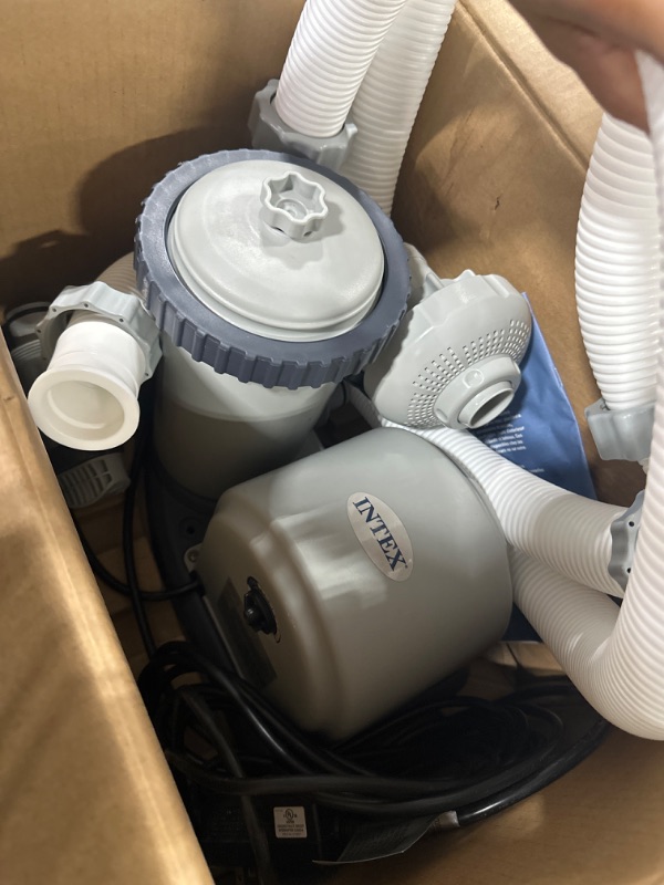 Photo 1 of 1,500 GPH Cartridge Filter Pump System for Above Ground Pools