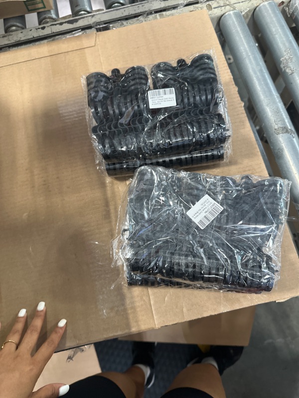 Photo 1 of ***USED** Shade Cloth Heavy Duty Lock Grip, Shade Cloth Plastic Clips, Shade Cloth Lock Grip, Shade Cloth Clips, Plastic Black Clips for Sun Shade Net (60PCS) 2pack