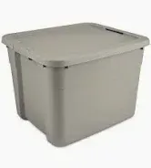 Photo 1 of **BUNDLE OF 5**
HDX 20 Gal. Storage Tote Gray