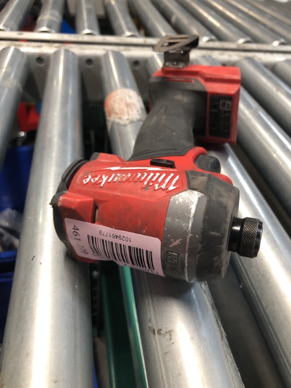 Photo 2 of **UNABLE TO TEST**
Milwaukee 2953-20 18V Lithium-Ion Brushless Cordless 1/4'' Hex Impact Driver (Bare Tool), Red