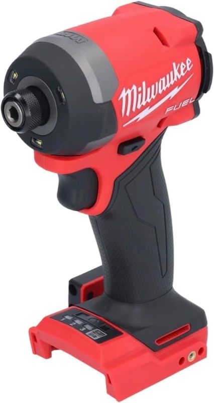 Photo 1 of **UNABLE TO TEST**
Milwaukee 2953-20 18V Lithium-Ion Brushless Cordless 1/4'' Hex Impact Driver (Bare Tool), Red