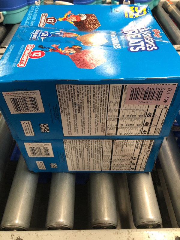 Photo 2 of **11/22/24 NON-REFUNDABLE**Rice Krispies Treats Variety Pack Chewy Mini Marshmallow Snack Bars, Ready-to-Eat, 52 Count 2 PACK
