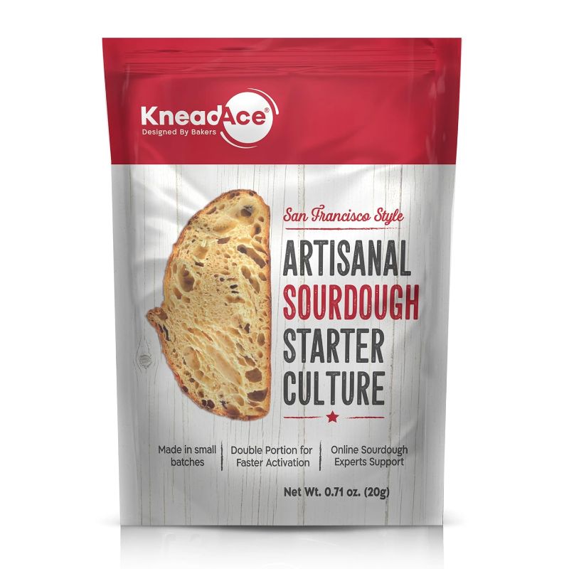 Photo 1 of ***(EXP:FEB 28,2027 )NONREFUNDABLE*** 3 PACK BUNDLE
KneadAce Sourdough Starter Culture, Fast Activation Sour dough Starter, Your Cornerstone of Perfect Sourdough Bread Baking.