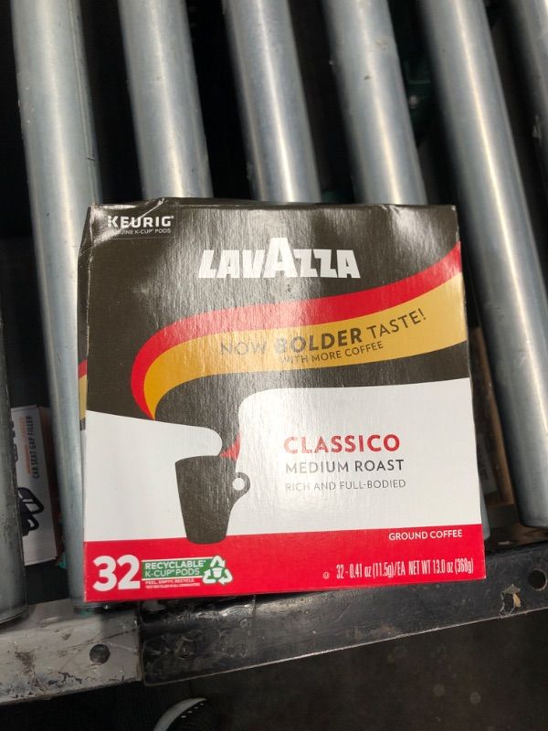 Photo 3 of ***(EXP:DEC 15,2025 )NONREFUNDABLE***
Lavazza Classico Single-Serve Coffee K-Cup® Pods for Keurig® Brewer, Caps Classico, 32 Count, Full-bodied medium roast with rich flavor and notes of dried fruit, Value Pack