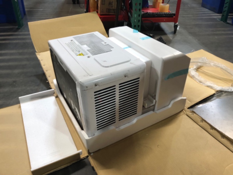 Photo 4 of ***USED - DAMAGED - UNTESTED - SEE COMMENTS***
Midea 8,000 BTU U-Shaped Smart Inverter Air Conditioner –Cools up to 350 Sq. Ft., Ultra Quiet with Open Window Flexibility, Works with Alexa/Google Assistant, 35% Energy Savings, Remote Control