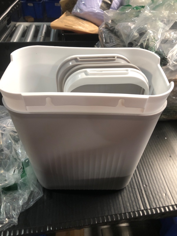 Photo 3 of ***STOCK PHOTO REFERENCE ONLY***SIMILAR PRODUCT**
Tiyafuro 2.4 Gallon Kitchen Compost Bin for Counter Top or Under Sink, Hanging Small Trash Can with Lid for Cupboard/Bathroom/Bedroom/Office/Camping, Mountable Indoor Compost Bucket, White