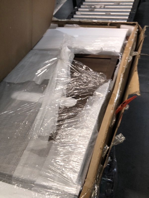 Photo 1 of Leick Home Riley Holliday Traditional Mission Oak Corner Tv Stand (Accommodates TVs up to 60-in)