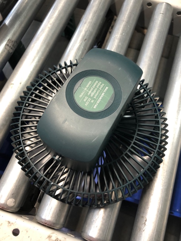 Photo 1 of ***USED - MISSING MOUNTING HARDWARE AND POWER CORD - UNABLE TO TEST - SEE PICTURES***
10 Inch Wall Mount Oscillating Fan with Remote and Timer, Small RV Fan with Powerful 4 Speeds, 90° Oscillation,120° Adjustable Tilt, 5.92 ft Wire, Quiet Corner Fans for 