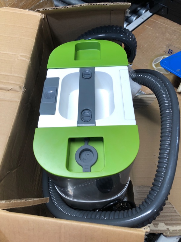 Photo 5 of ***USED - LIKELY MISSING PARTS - UNABLE TO VERIFY FUNCTIONALITY***
Upholstery Carpet Cleaner, MUJERBAY® 12Kpa Portable Spot and Stain Cleaner, Easy Move with Universal Wheels & Handle, 1.18-inch Deep Cleaning Machine for Couch, Stairs, Car and Pet Messes.