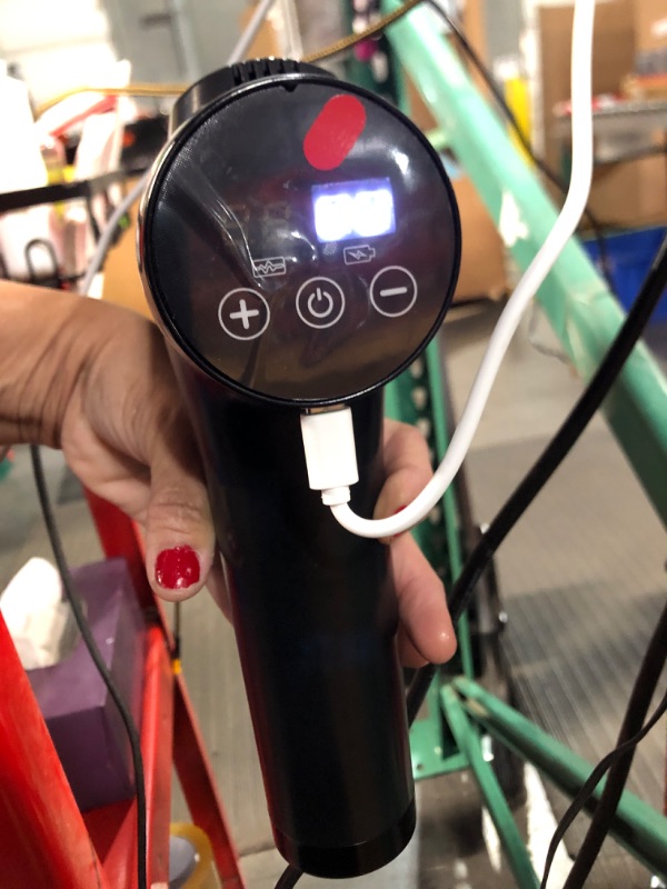 Photo 1 of ***ITEM TESTED FOR POWER, UNABLE TO TEST FURTHER***APHERMA Massage Gun, Muscle Massage Gun for Athletes Handheld Electric Deep Tissue Back Massager, Percussion Massage Device with 30 Speed Levels 9 Heads, Father's Day gifts