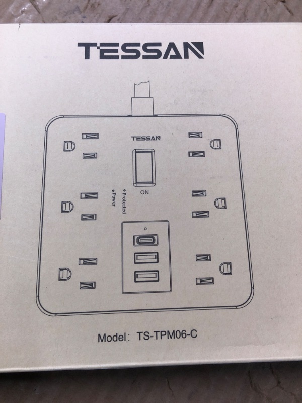 Photo 4 of ***ITEM TESTED FOR POWER, UNABLE TO TEST FURTHER***9.8 Ft Extension Cord Surge Protector