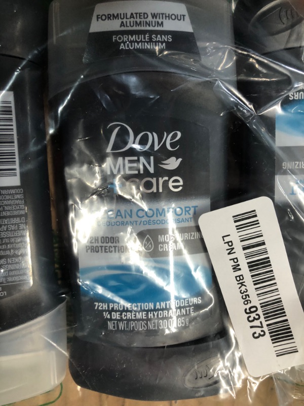 Photo 3 of (MISSING ITEM)
DOVE MEN + CARE Deodorant Stick for Men Clean Comfort 4 Count Aluminum Free 72-Hour Odor Protection Mens Deodorant with 1/4 Moisturizing Cream 3 oz (Pack of 4)