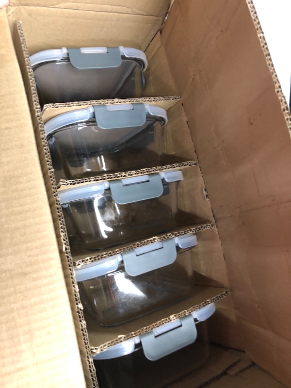 Photo 2 of [5-Packs] GLASS MEAL PREP CONTAINERS
