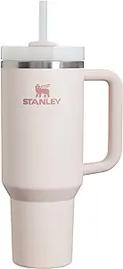 Photo 1 of **MISSING STRAW** Stanley Quencher H2.0 FlowState Stainless Steel Vacuum Insulated Tumbler with Lid and Straw for Water, Iced Tea or Coffee, Smoothie and More, Rose Quartz 2.0, 40 OZ / 1.18 L
