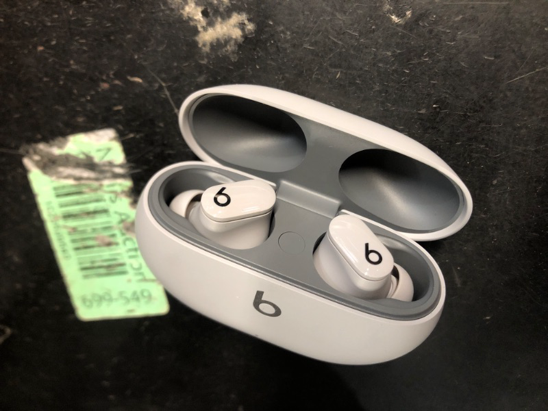 Photo 2 of (READ FULL POST) Beats Studio Buds - True Wireless Noise Cancelling Earbuds - Compatible with Apple & Android, Built-in Microphone, IPX4 Rating, Sweat Resistant Earphones, Class 1 Bluetooth Headphones - Moon Gray
