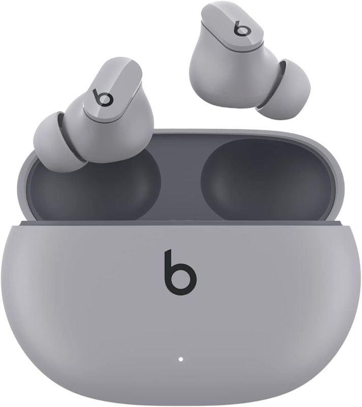 Photo 1 of (READ FULL POST) Beats Studio Buds - True Wireless Noise Cancelling Earbuds - Compatible with Apple & Android, Built-in Microphone, IPX4 Rating, Sweat Resistant Earphones, Class 1 Bluetooth Headphones - Moon Gray
