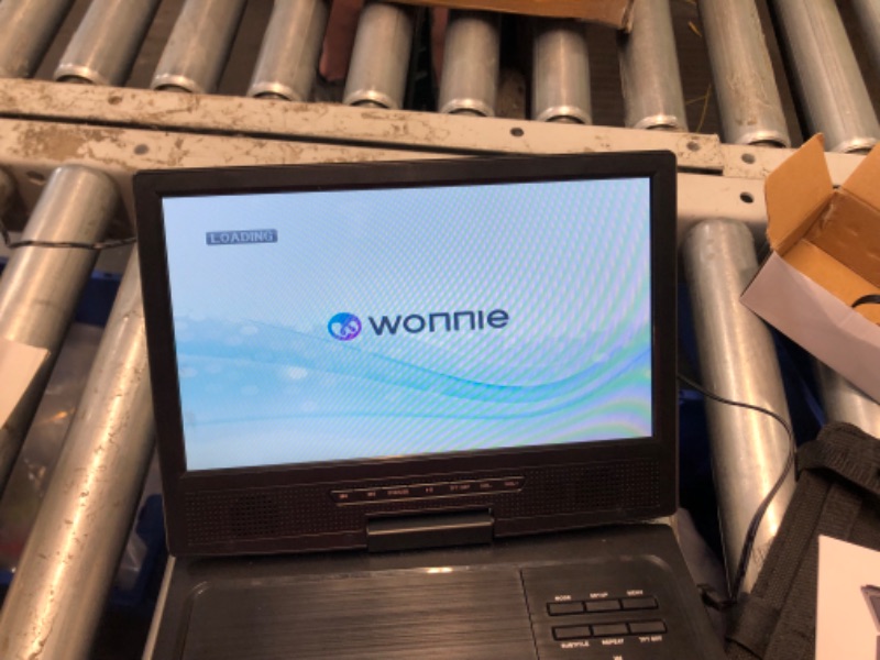 Photo 5 of ***USED - POWERS ON - UNABLE TO TEST FURTHER***
WONNIE 12.5" Portable DVD Player for Car Headrest Players with 10.5" Swivel Screen, Car Headrest Holder, All Regions, Support USB/SD Card/Sync TV