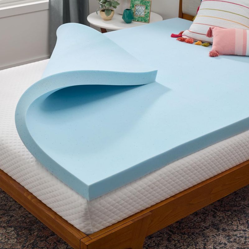 Photo 1 of  Memory Foam Mattress Topper - 3 Inch Gel Infused Memory Foam